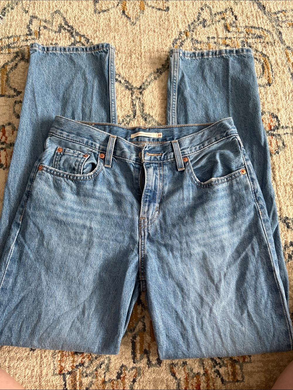 Levi's Light Blue Straight Leg Women's Jeans